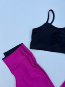 Conjunto dual color canelado GG
