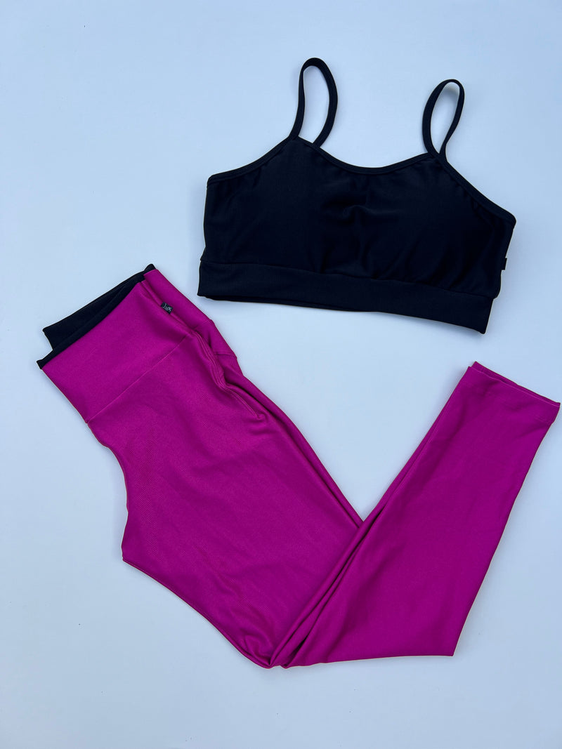 Conjunto dual color canelado GG
