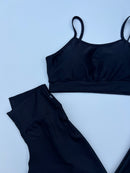 Conjunto micro canelado GG